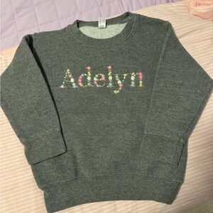 “Adelyn” Embroidered Sweatshirt